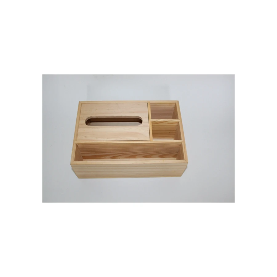Sell well new type popular product custom tissue box set wooden pumping box