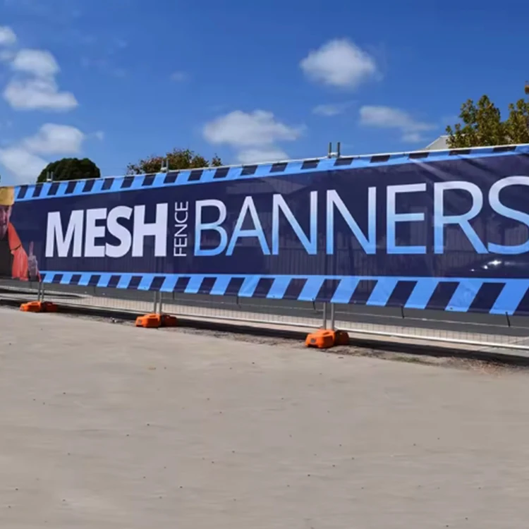 Устойчивый к разрыву полиэфирный рекламный баннер на заказ большие спортивные наружные рекламные баннеры