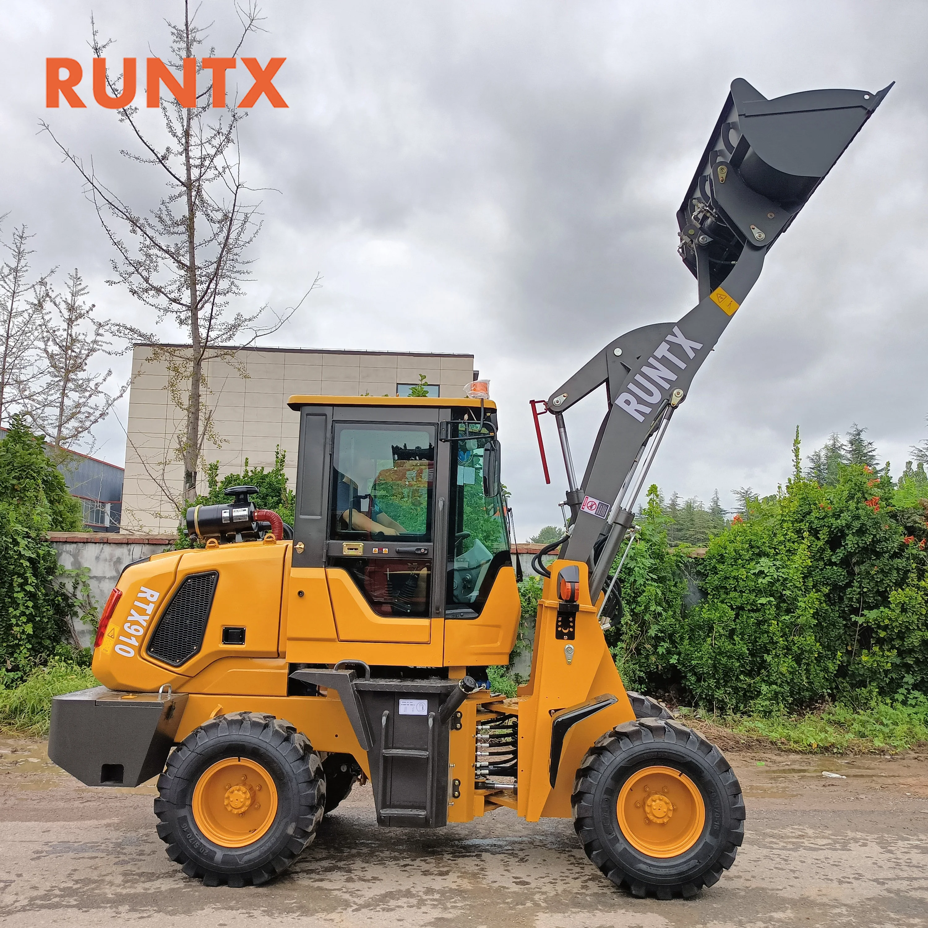 RUNTX 1 ton 3 ton 5 ton compact loader small mini wheel loader front end loaders for sale