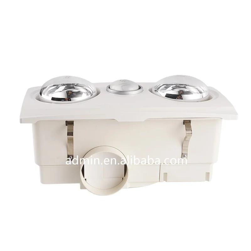 Economic Ceiling 2 lamp Bathroom Heater Lamp Infrared Bathroom Heater Simple Bathroom Heater With Lighting