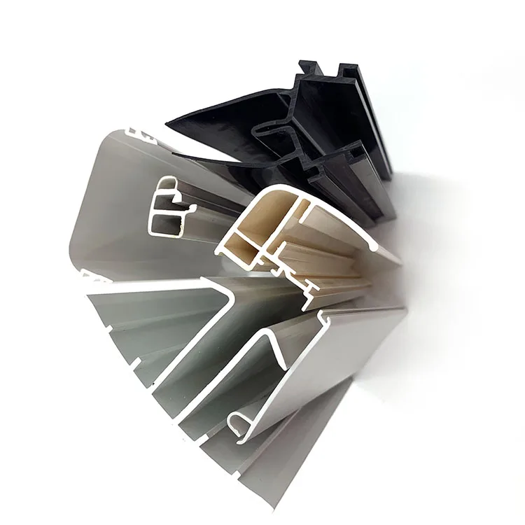 Mounting fabric track trims ldpe uhmwpe pvc edge panel covering wall clips plastic extrusion profile
