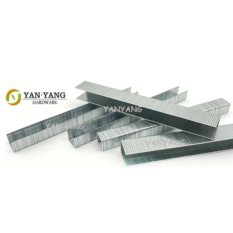 Yanyang обивка u typed 1013J оцинкованные ногти для дивана 1010J тонкопроводные промышленные мебельные скобы