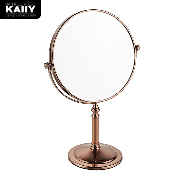 KAIIY 360 Degree Rotating Desktop Mirror Double Sided Bathroom Vanity Mirror