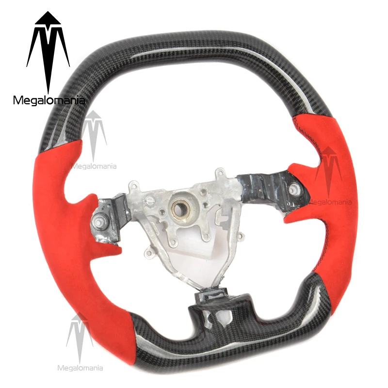 Fit For Subaru Legacy Outback Impreza Forester BRZ STI XV REX SVX WRX Hybrid Custom LED Carbon Fiber Steering Wheel