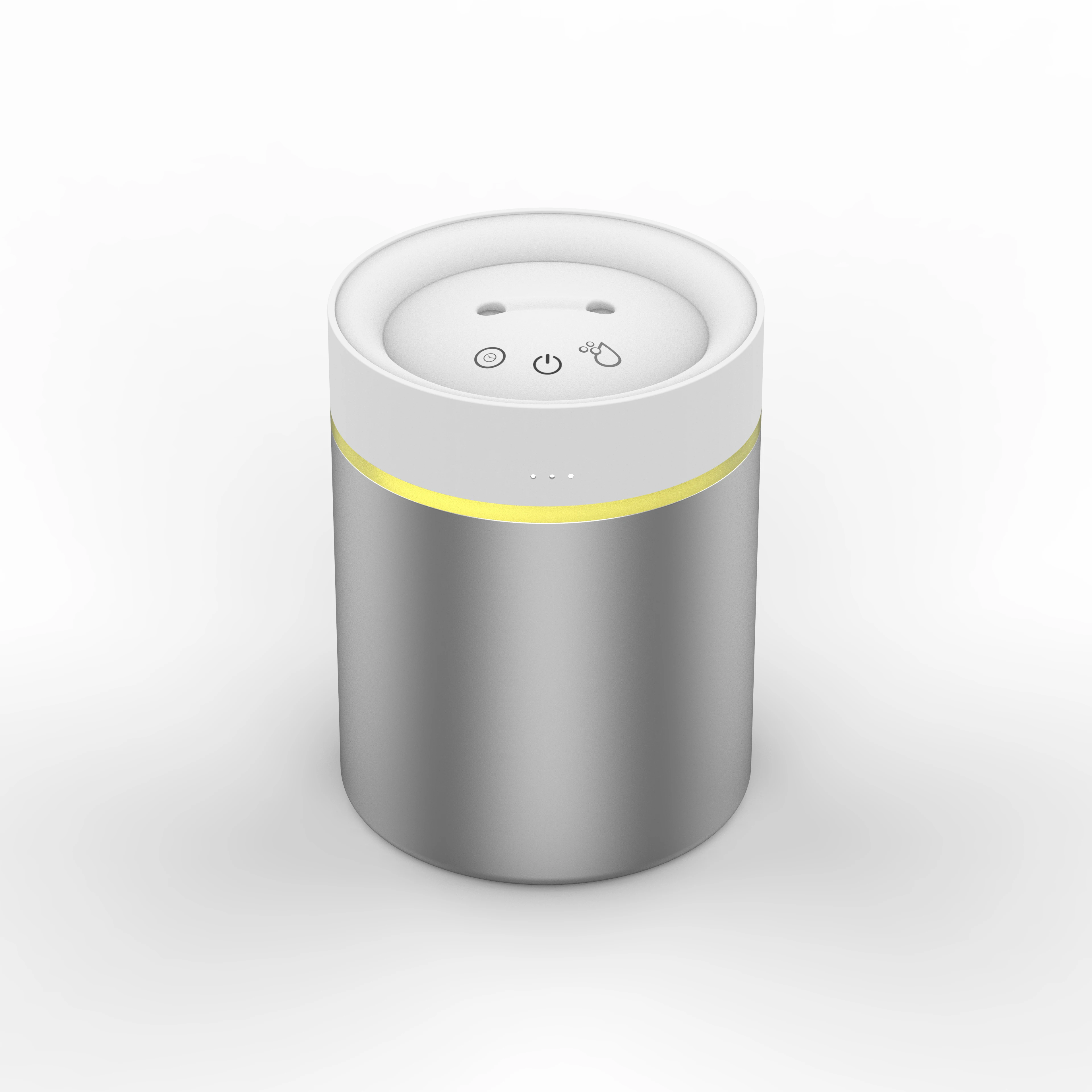 Katald New Treding Stainless Steel 1L Portable Desktop USB Air Humidifier with 4000mh Battery