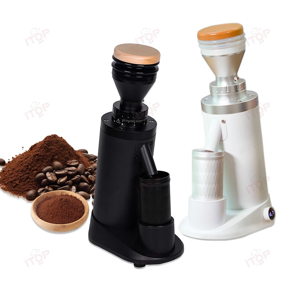 New Model 63mm Conical Burr Automatic Electric Coffee Coffee Bean Grinder Professional Electric Espresso Coffee Grinder