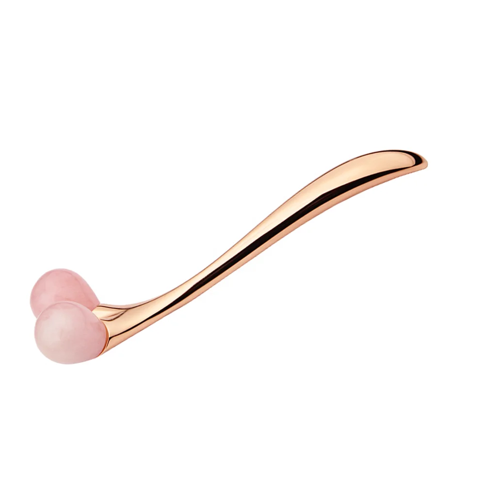 2021 new product ideas pink natural jade quartz roller massage face brightening