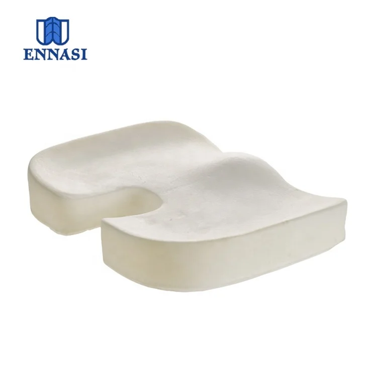 Soft Orthopedic Bamboo Memory Foam Car Seat Cushion with Handle