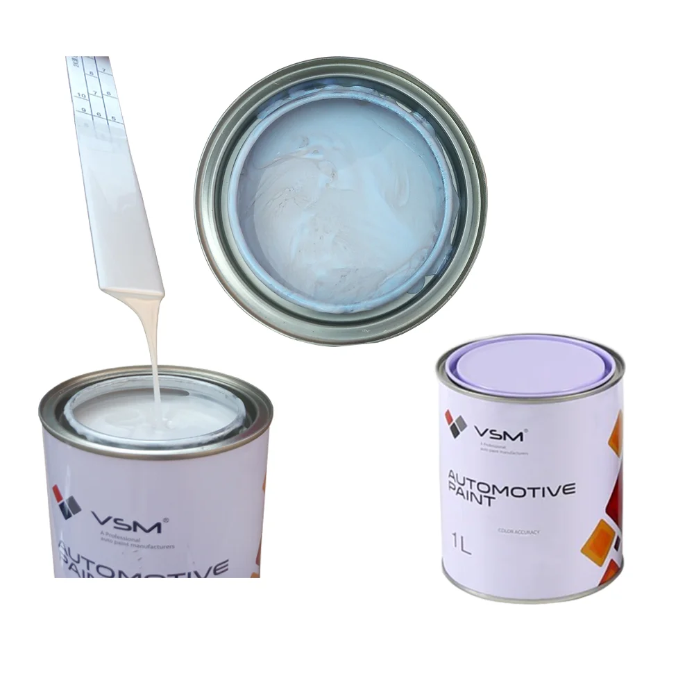 Car Repair 1K Metallic Blue Crystal Pearl Colour Paint Tinter Coating