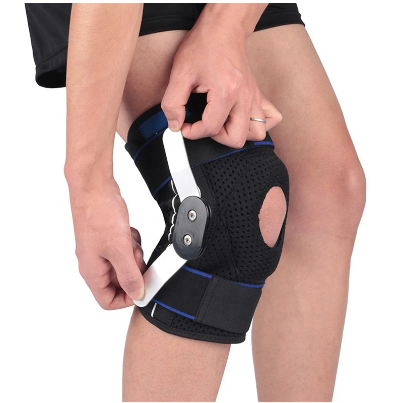 2022 New Metal Spring Stabilizers Joint Open Patella Lifting Power Tight Knee Brace Pads