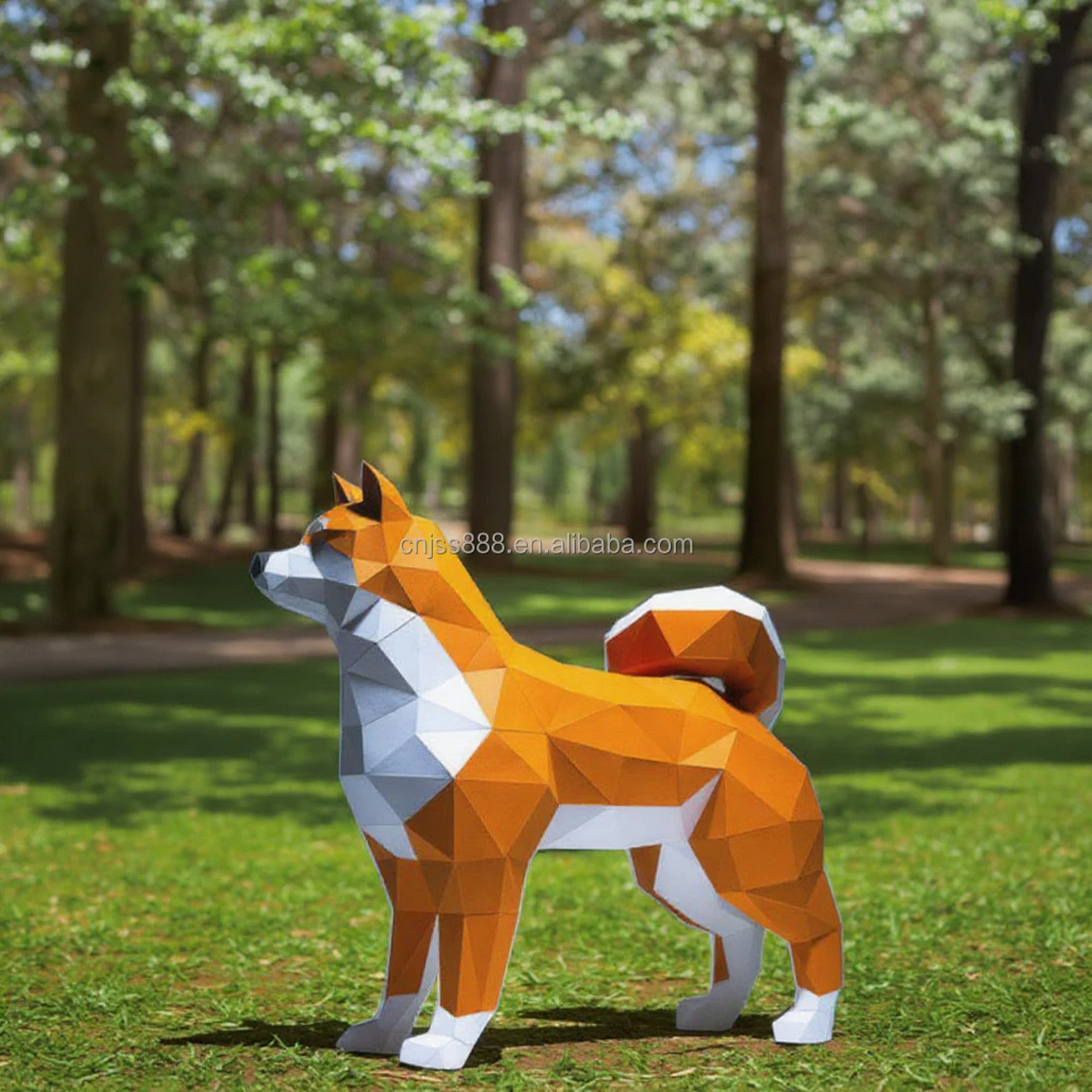 Akita Dog,3DHandmade Paper Art, Home Decor,Living Room, Educational Interests, Holiday Parties,DIY Origami Crafts