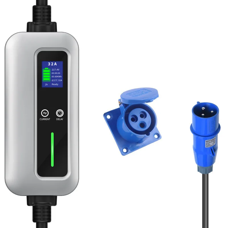 Type 1 40A Level 2  Electric Car Charge Cable type 2  32A  GB/T  Portable EV Charging Station  7KW/11KW/22KW Ev Charger