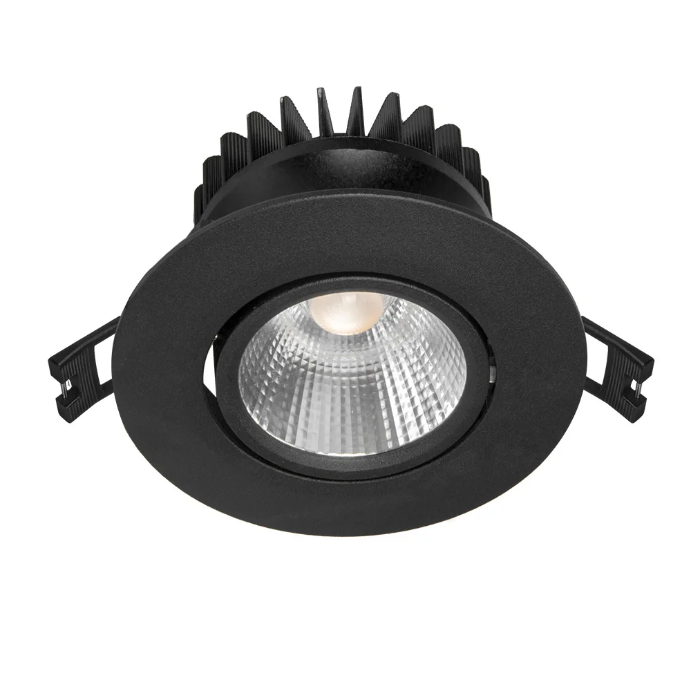 8w Anti glare health home lighting cob led downlight