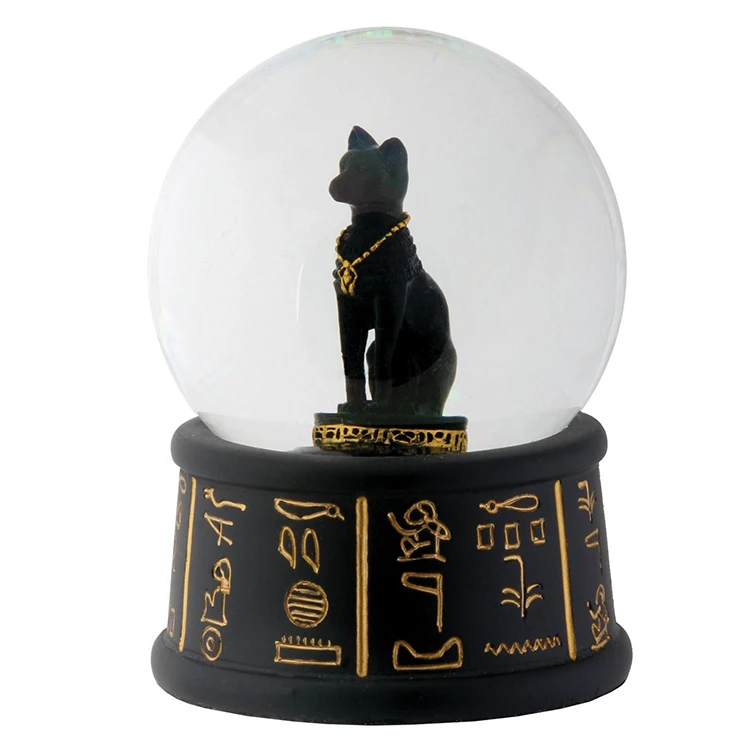 Custom Snow Ball Tourism Souvenirs Snow Globe for Resin Crafts Egyptian Style Snowball Tourist Souvenirs Water Globe