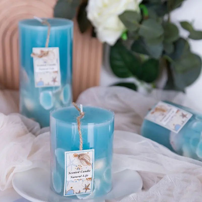 Factory Direct Sales Paraffin Citta Scented Candle Luxury Pillar Beeswax Pillar Candle