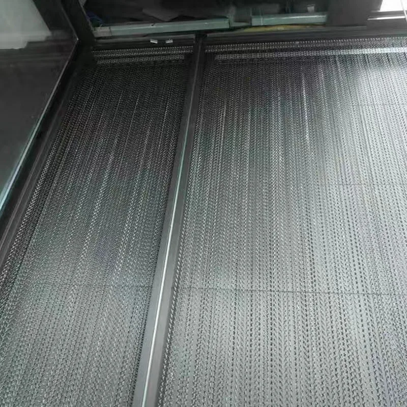 
Ceiling hanging metal curtain for home deco 