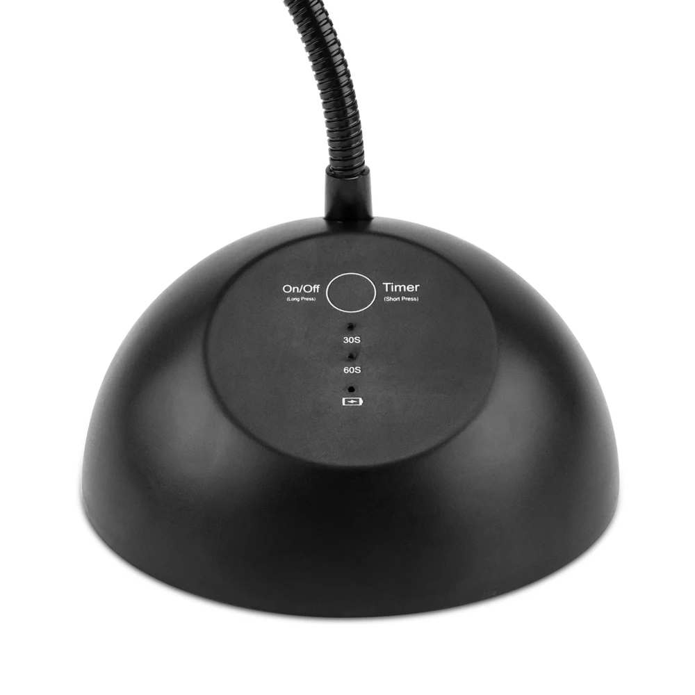 Focused Beam Led Professional Salon Manicure 18w Portable Desktop Mini UV Led Nail Lamp Nail Dryer Rechargeable