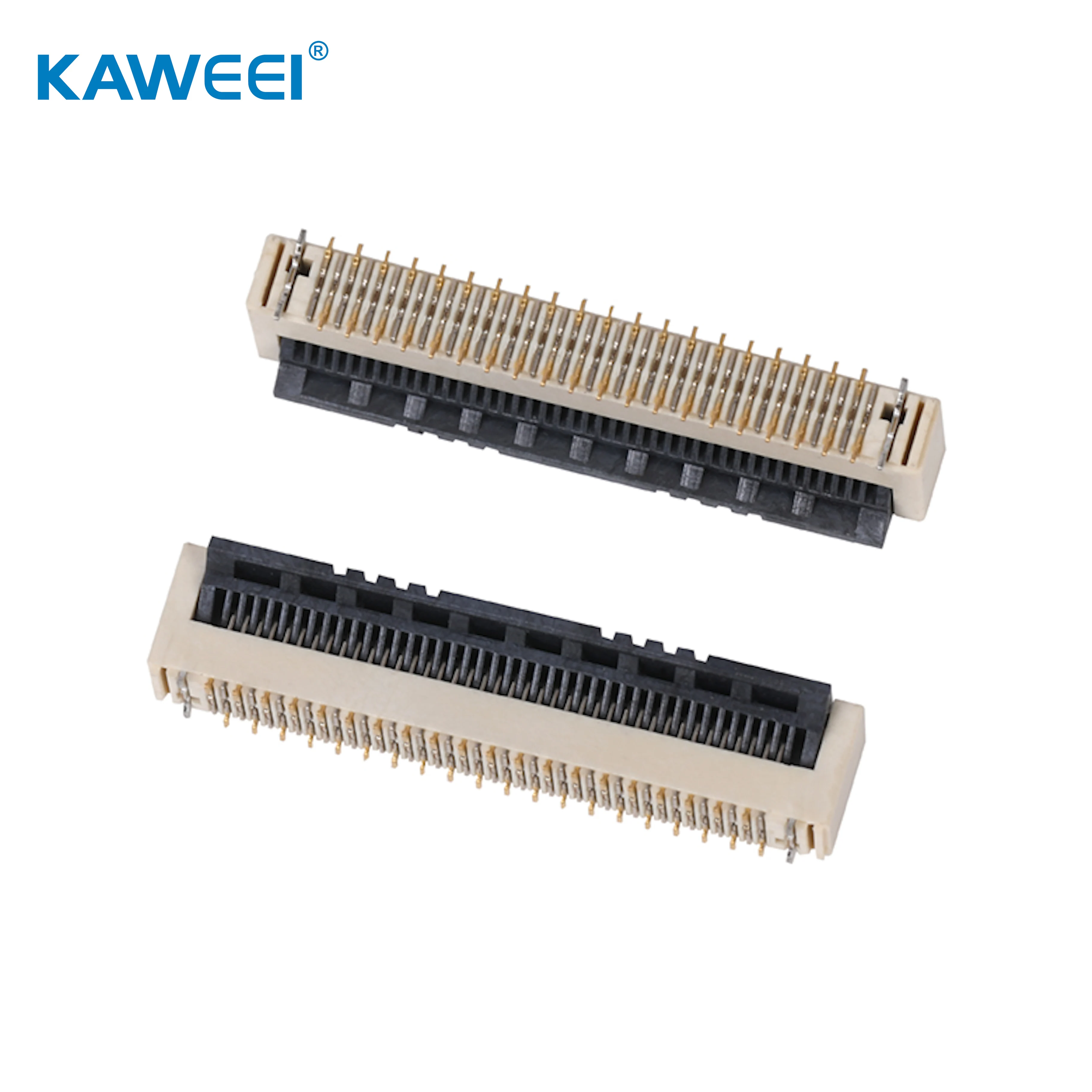 0.5mm pitch 7 pin backflip-lock type pcb board to board connector fpc ffc connector