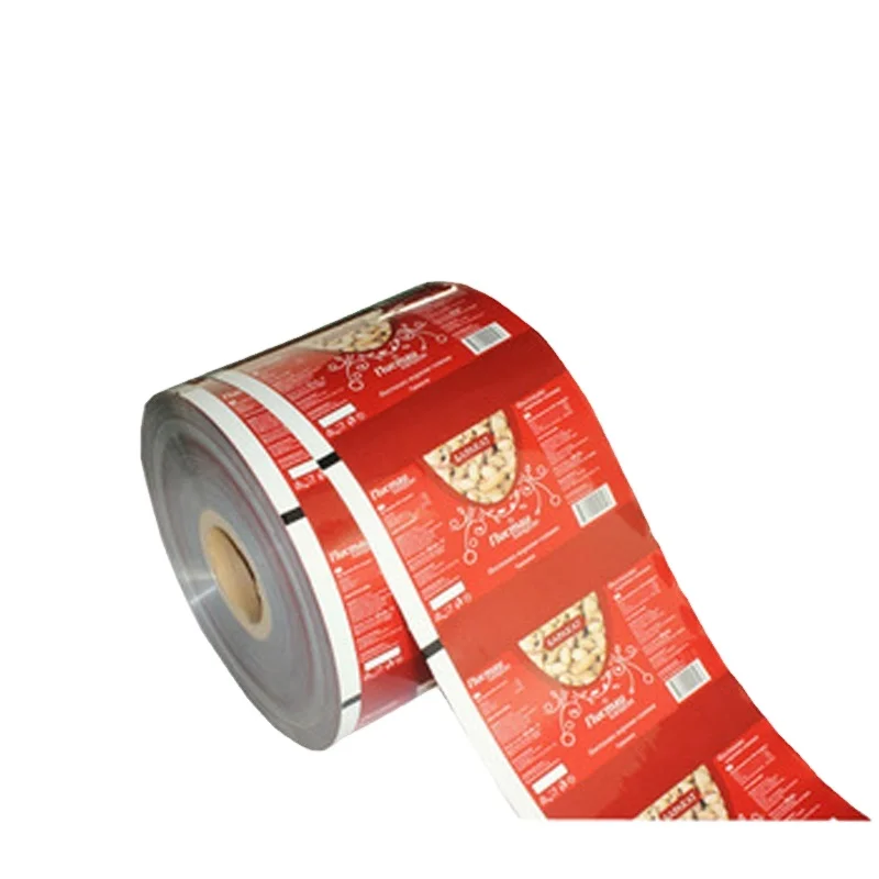 Nuts Foil Paper Wrapper Food Packaging Roll Laminating Pouch Laminated Film
