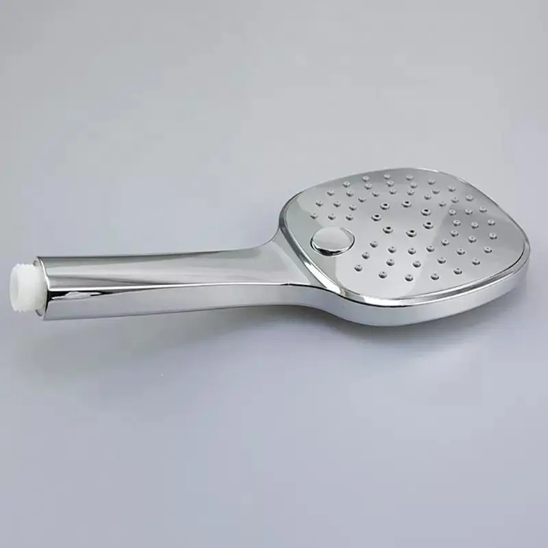 YS31127 Chimei 757 ABS and POM Button Switch Easy Clean TPR nozzles Chrome Plated bathroom Hand held Shower