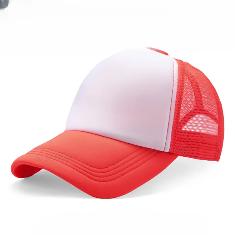 Baseball sponge net hat advertising wholesale custom logo printing sports baseball cap duck tongue sun hat