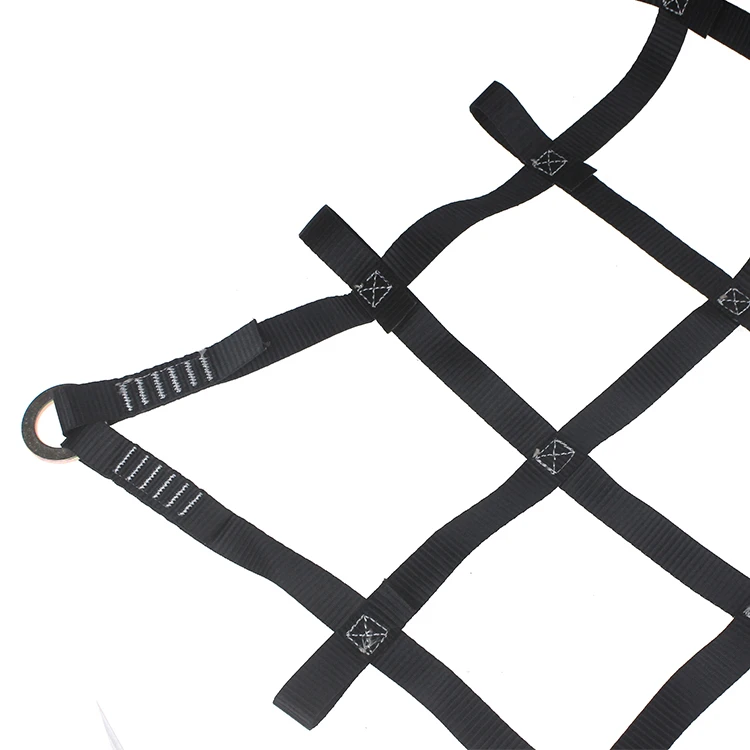 High Quality Polyester Automotive Cargo Net Adjustable Webbing Cargo Net for Truck for Airplane for Ship