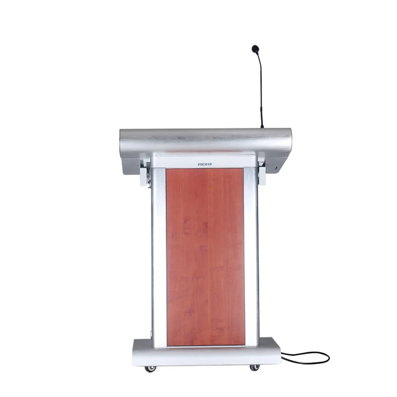Aluminum Church Pulpit Meeting Room Lectern Presenter/Speaker Stand Stage Platform Interactive Lectern