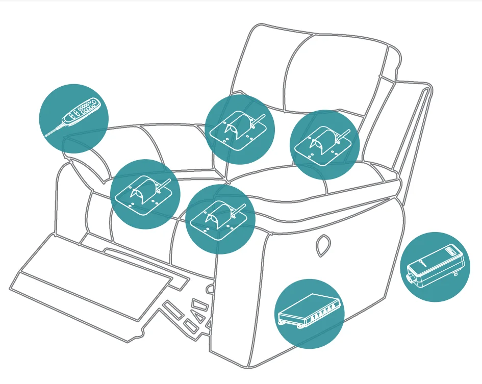 Richmat Electric 24V 6000N Bed  Motor Linear Actuator
