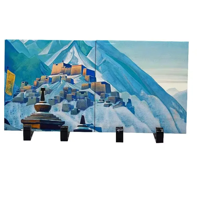 Sublimation Ceramic Display Photo Frames Heat Press Ceramic Tiles For Home/Christmas/Hotel Decoration