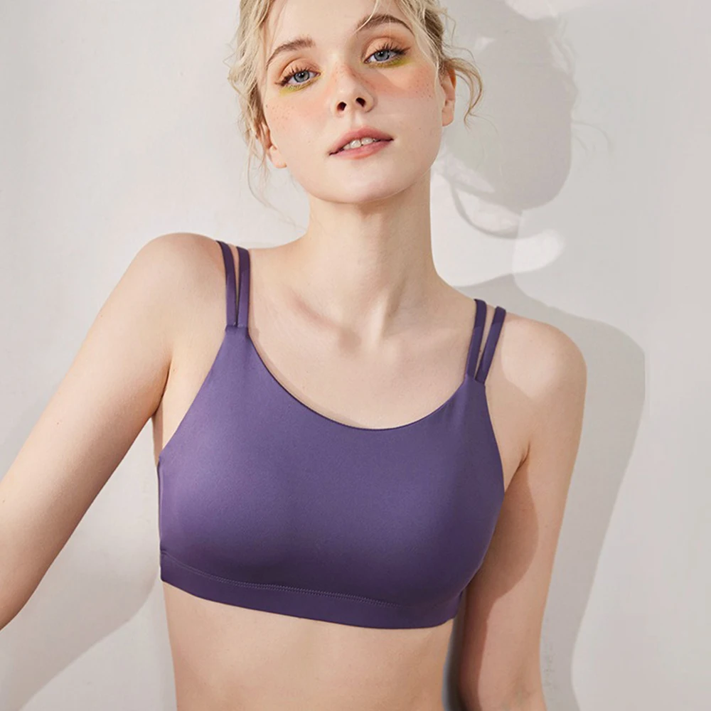 High impact yoga bra running wear women sports bra top fitness