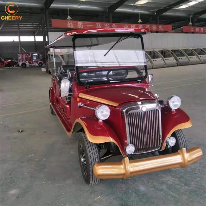 Scenic spot police patrol battery powered sightseeing shuttle bus electric sightseeing car