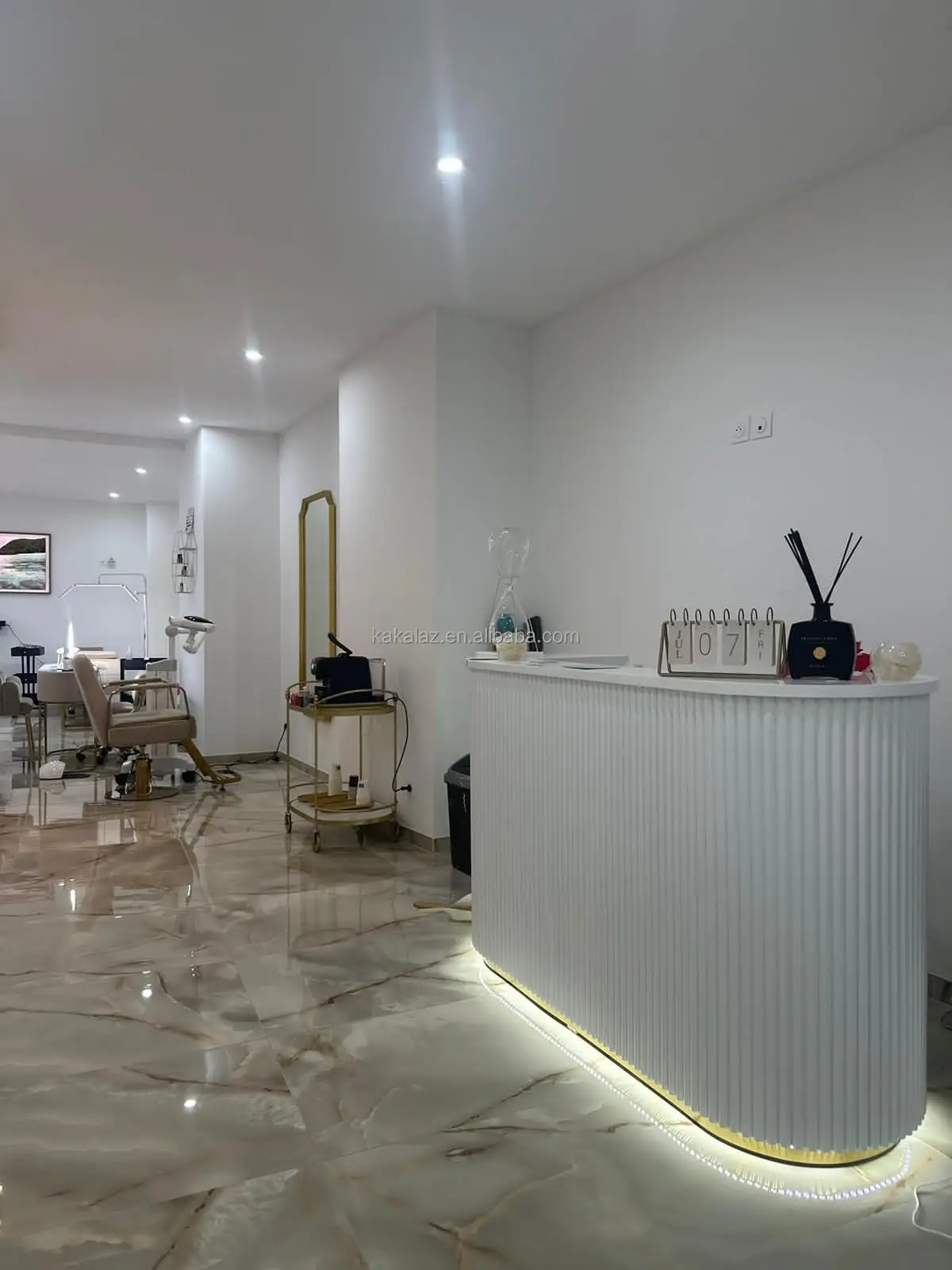 Beauty salon reception desk Beauty salon reception desk Salon nail shop hot sales front desk