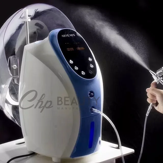 Portable O2toderm High Pure Oxygen Jet Skin Rejuvenation Hydro Oxygen Facial Led Facial beauty machine Skin lifting device