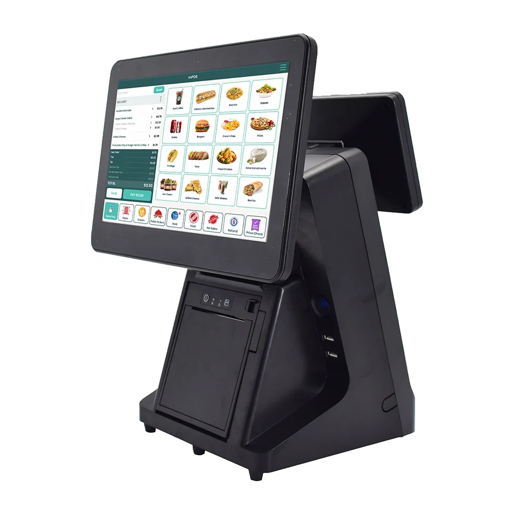 Metal shell POS machine 11.6inch screen cash register wireless Wifi Checkout Counter