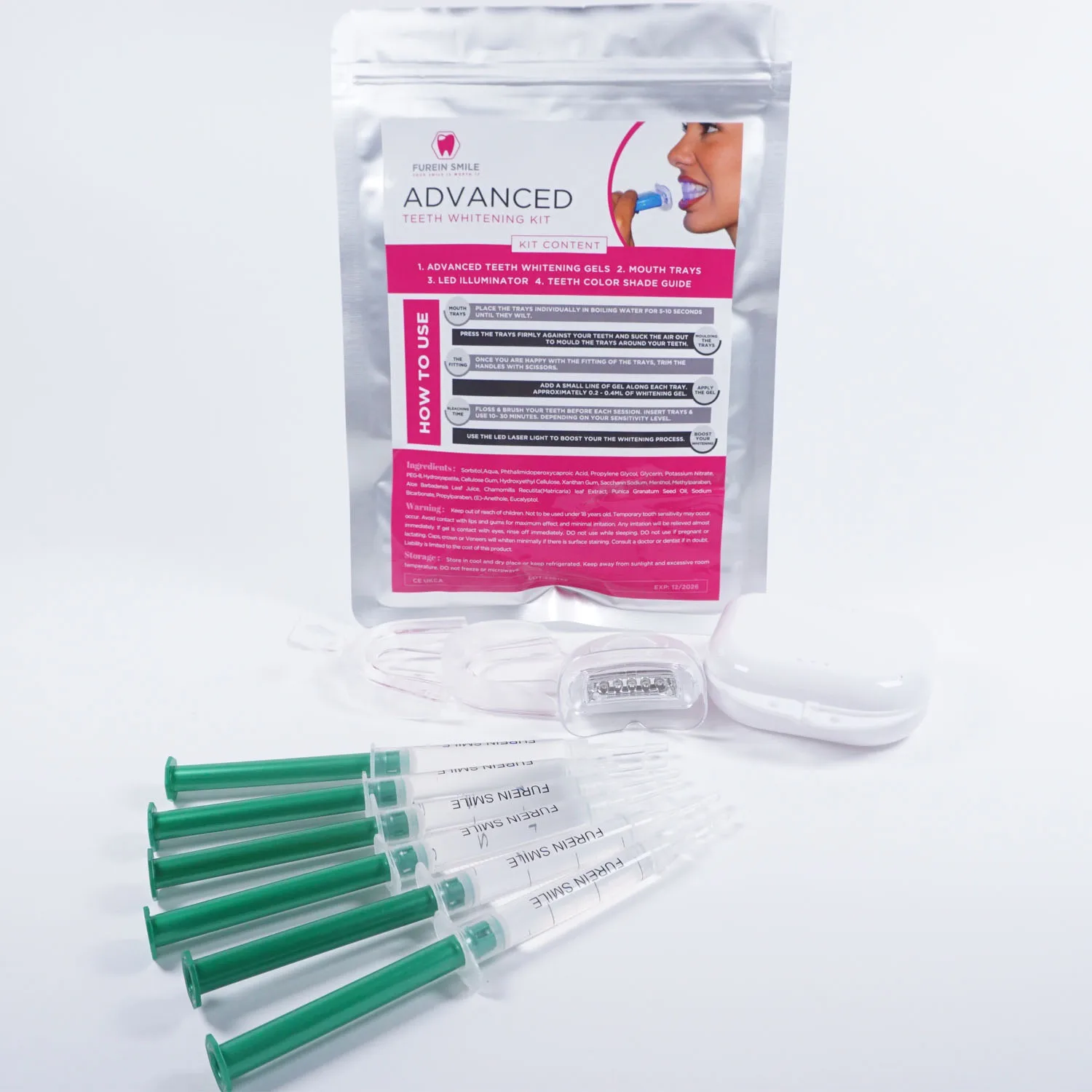 30 Minutes Effective Professional peroxide teeth whitening kits home tooth whitening system