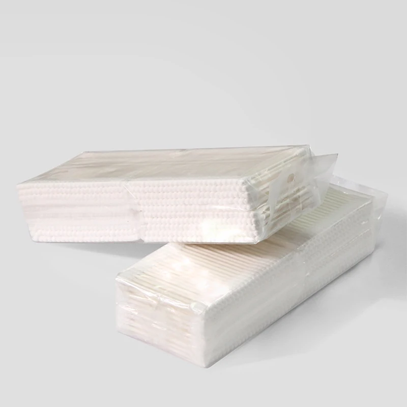 Buds micro brushes wooden tip 400 bambus cotton in ear buds pcs bag dental absorbent customized cotton swab