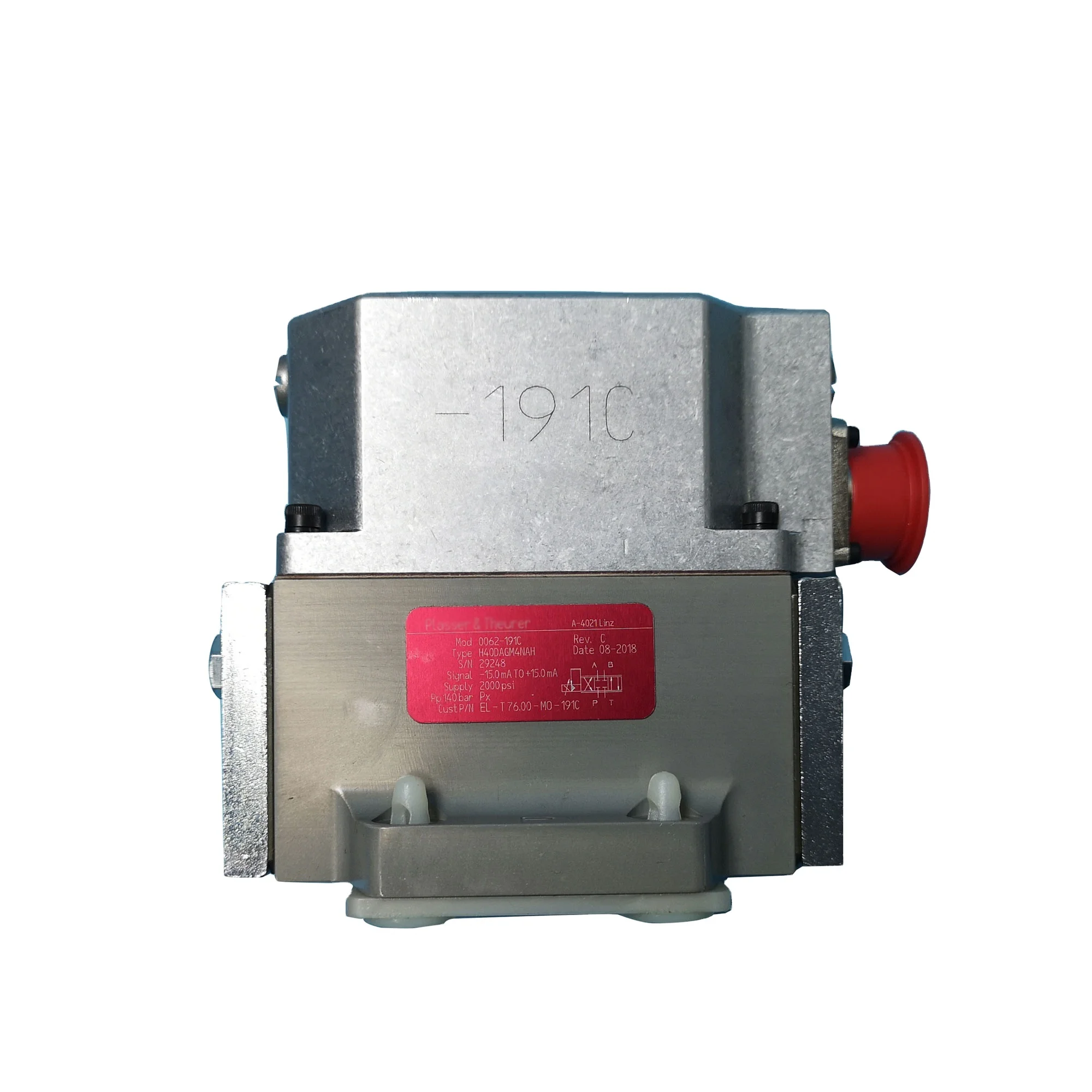 Hot Selling Railway  Parts Hydraulic Servo Valve For Plasser And Harsco Railway Tamper