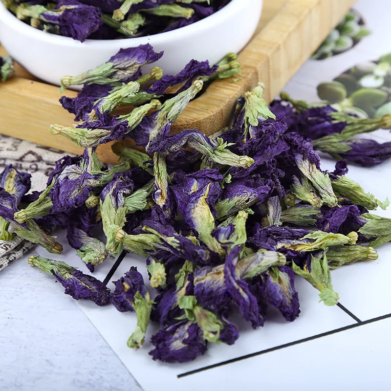 Wholesale Premium Natural Organic Dried Blue Butterfly Pea Flowers Tea