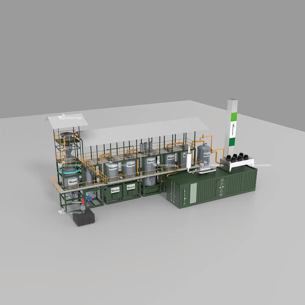 Powermax Biowatt500 Compact Biomass Gasification Power Generation System