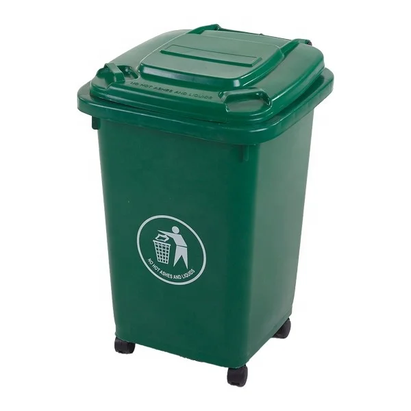 Home 60L Garbage Can Kitchen Storage Container Trash Bin