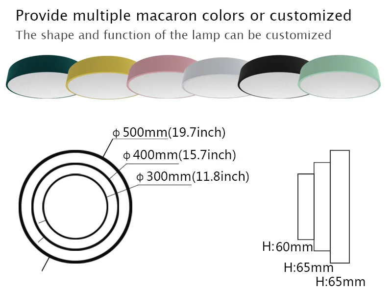 Modern Nordic 12 Inch flush mount tuya smart led ceiling lamp 2.4G wifi smart rgb Zigbee ceiling light