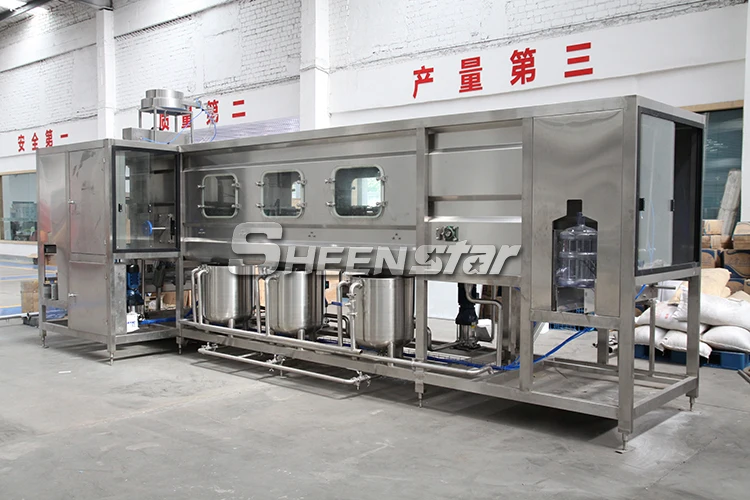 450 bph automatic 5 gallon bottled water filling machine