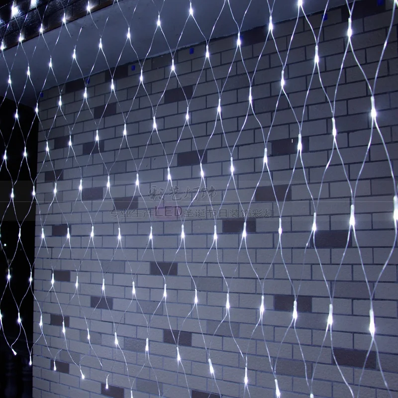 3M*2M  LED Fishing Net Mesh String Courtyard Waterproof Flashing Christmas Lights Outdoor fairy Lights