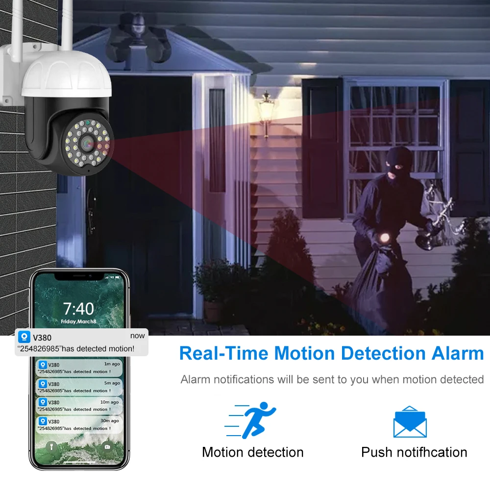 2022 Cheap Cloud 2MP Wifi camera zoom 1080P Wireless Outdoor Dome Speed PTZ IP Camera