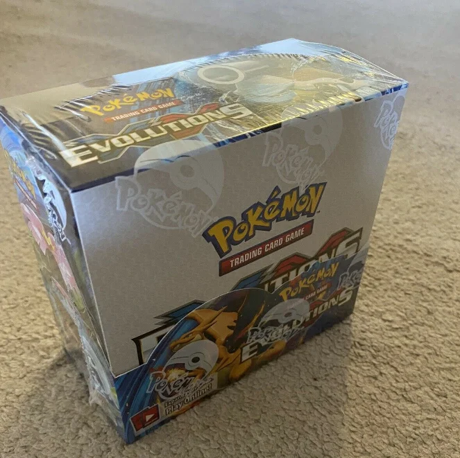 
Free Standard Shipping 324pcs 36 packs Pokemon PTCG Trading Card Game XY Evolutions Booster Box 