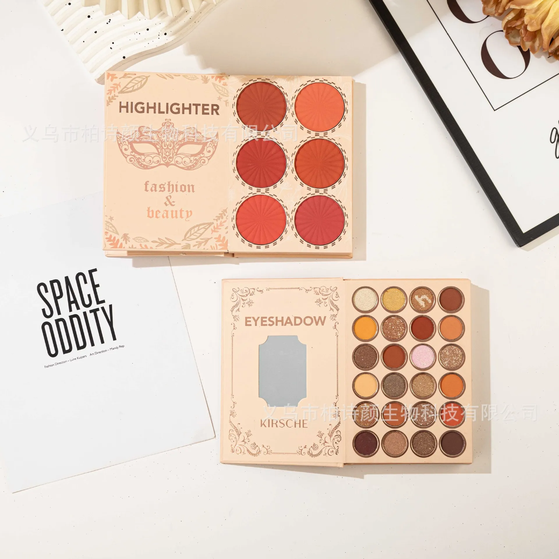 2025 Latest Design Eyeshadow Palette Book Chinese Online Markets Makeup Wholesale Cheap Eye shadow Christmas Gift For Girlfriend