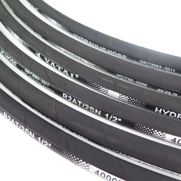 High Pressure Wrap Surface Multicolour 3/8 Inch Rubber Air Hose Pipe