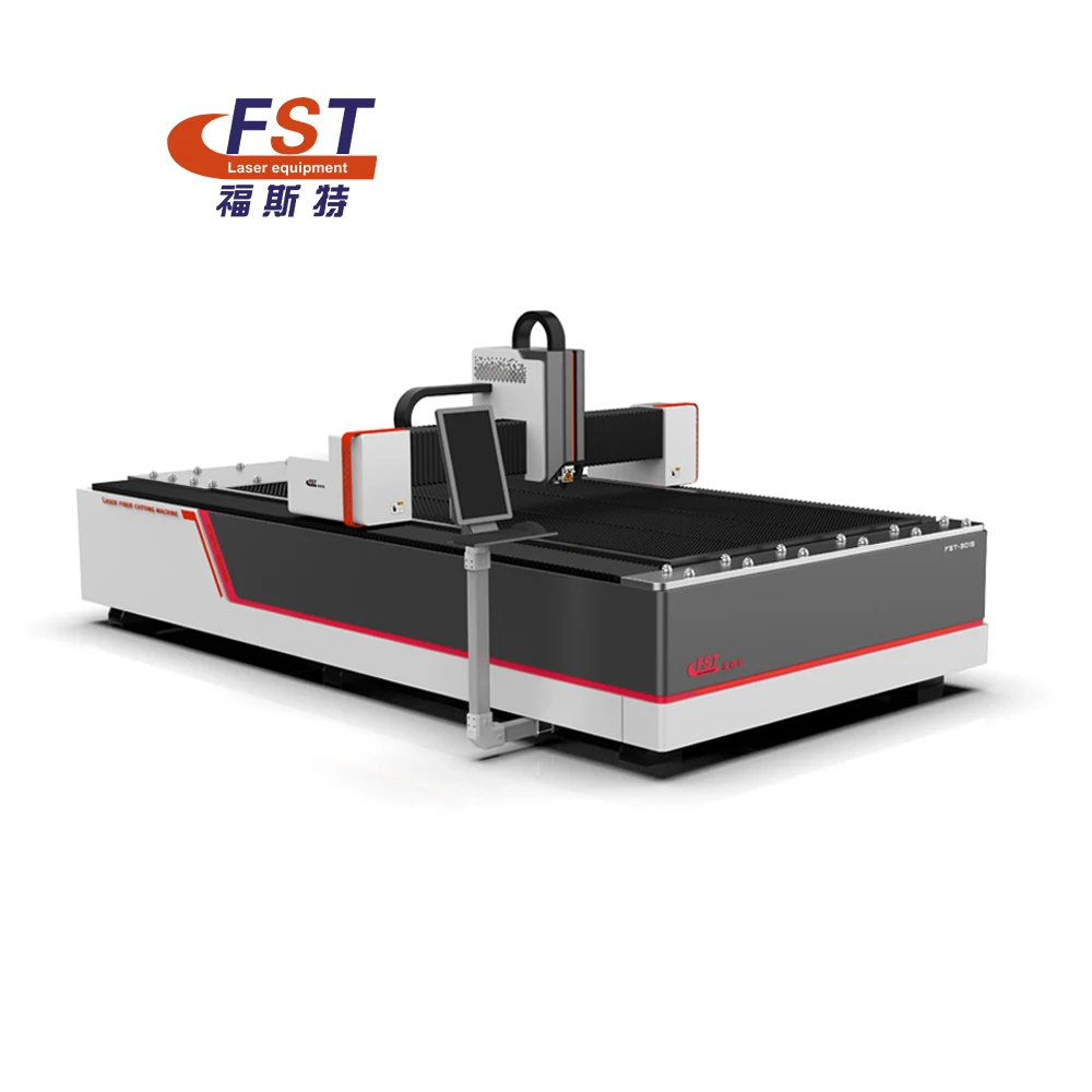 Raycus Laser Autofocus Head Cutter Sheet Metal Fiber Laser Cutting Machine 1000W 1500W 3000W for Stainless Steel Aluminum