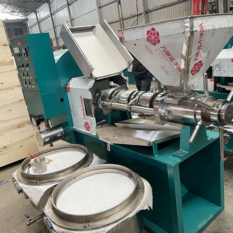 Automatic palm sunflower seeds sesame flax coconut centrifugal oil filter oil press  machine