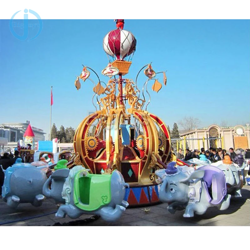 Flying elephant rides, Amusement park recreation equipment for sale